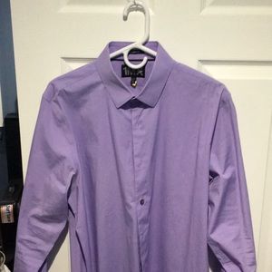 1MX express large purple dress shirt